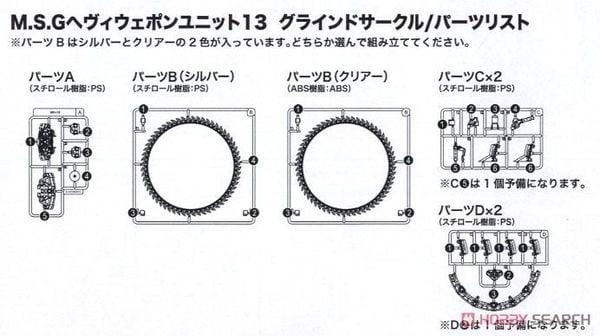 KOTOBUKIYA HEAVY WEAPON UNIT 13 GRIND CIRCLE