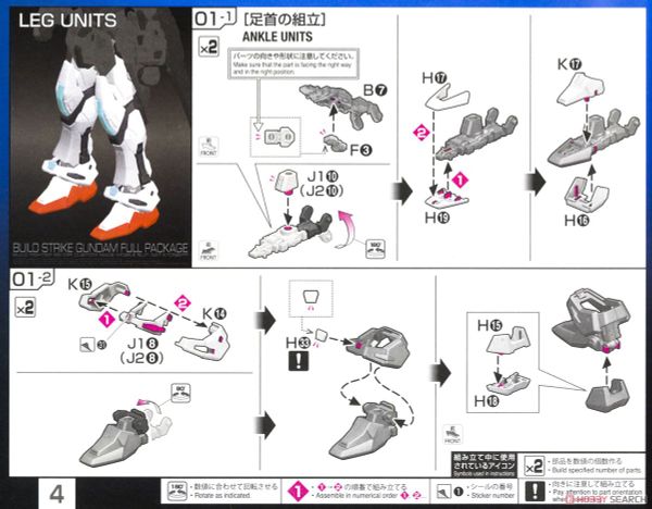 RG 1/144 BUILD STRIKE GUNDAM FULL PACKAGE