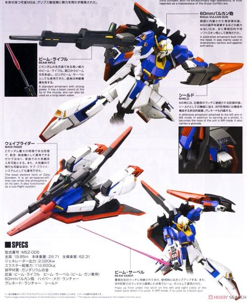 HGUC 1/144 ZETA GUNDAM