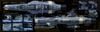 Mecha Collection - Space Battleship Yamato - STAR BLAZERS 2202 1/1000 U.N.C.F.D-0001-2202 DREADNOUGHT - EARTH FEDERATION