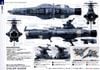 Mecha Collection - Space Battleship Yamato - STAR BLAZERS 2202 1/1000 U.N.C.F.D-0001-2202 DREADNOUGHT - EARTH FEDERATION