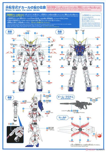 Mega Size Model 1/48 Unicorn Gundam - Destroy Mode