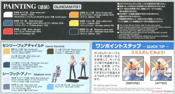 MG 1/100 Gundam F91 Ver.2.0