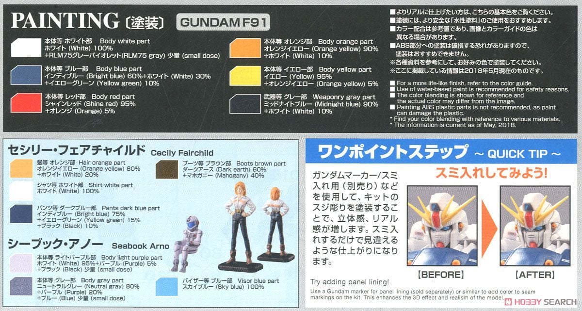 ガンダムf91 Mg レビュー 未使用]ガンダム F91 ver.2.0(ORIGINAL