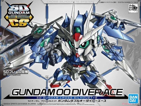 SD CS GUNDAM CROSS SILHOUETTE GUNDAM 00 DIVER ACE