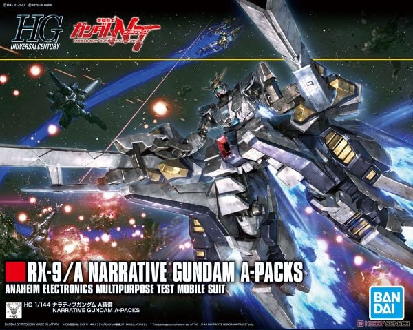 HG UC 1/144 RX-9/A Narrative Gundam A Packs