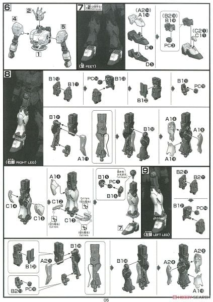HG UC 1/144 RX-9/A Narrative Gundam A Packs