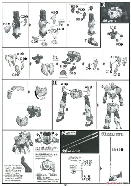 HG UC 1/144 RX-9/A Narrative Gundam A Packs