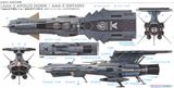 Mecha Collection - Space Battleship Yamato STAR BLAZERS 2202 - 1/1000 UNCF AAA-CLASS DX