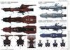 Mecha Collection - Space Battleship Yamato STAR BLAZERS 2202 - 1/1000 UNCF AAA-CLASS DX