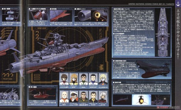 Mecha Collection - Space Battleship Yamato STAR BLAZERS 2202 - 1/1000 SPACE BATTLESHIP YAMATO 2202 - FINAL BATTELE Ver