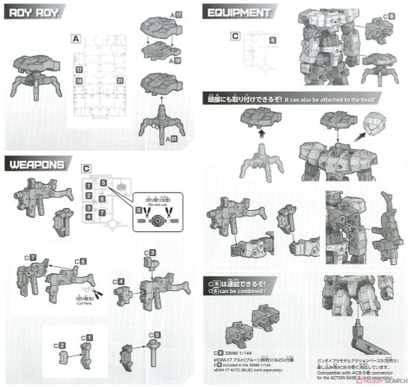 30MM 1/144 eEXM-17 Alto - Green