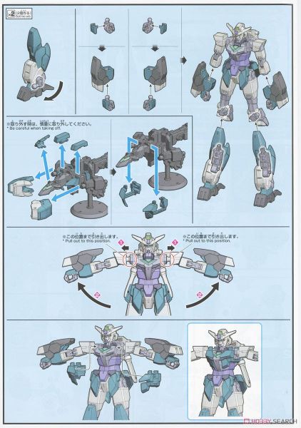 HGBD:R 1/144 CORE GUNDAM G3 COLOR & VEETWO UNIT