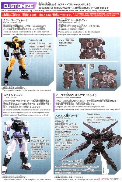 30MM 1/144 eEXM-17 Alto - Black