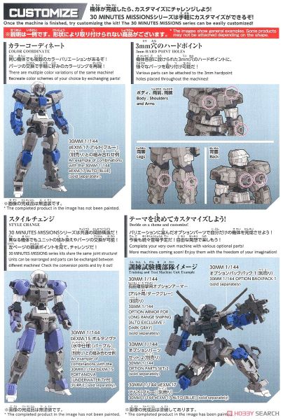 30MM 1/144 eEXM-15 Alto - Gray