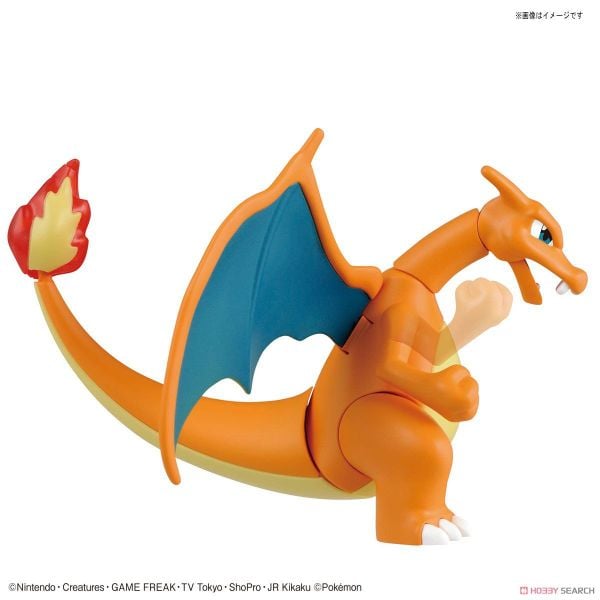 Pokemon Plastic Model COLLECTION SERIES CHARIZARD BATTLE & DRAGONITE VS SET