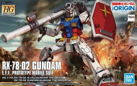 HG GTO 1/144 Rx-78-02 Gundam - Gundam The Origin Ver