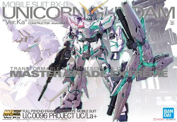 [Pre-order / Đặt trước] MGEX 1/100 UNICORN GUNDAM Ver. Ka