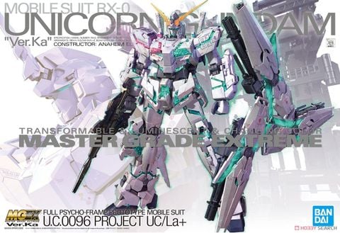 [Pre-order / Đặt trước] MGEX 1/100 UNICORN GUNDAM Ver. Ka