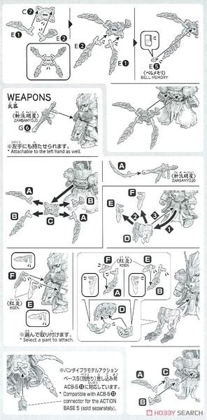 SD Sangoku Soketsuden Gan Ning Crossbone Gundam