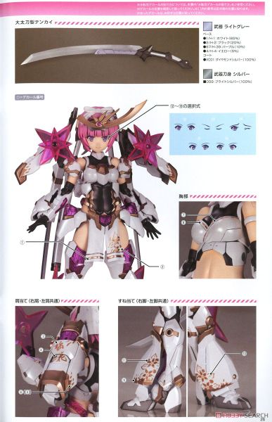 Kotobukiya Frame Arms Girl Magatsuki - Kikka