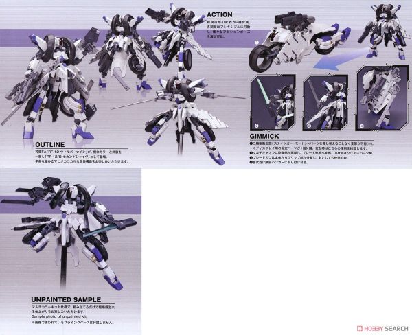 Kotobukiya - Frame Arms - 1/100 RF-12/B Second Jive: RE2