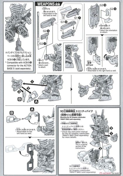 SD WH World Heroes Sergeant Verde Buster Gundam DX Set