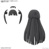 30MS Phụ kiện Option Hair Style Parts Vol.3 - Long Hair 1 - Black 1