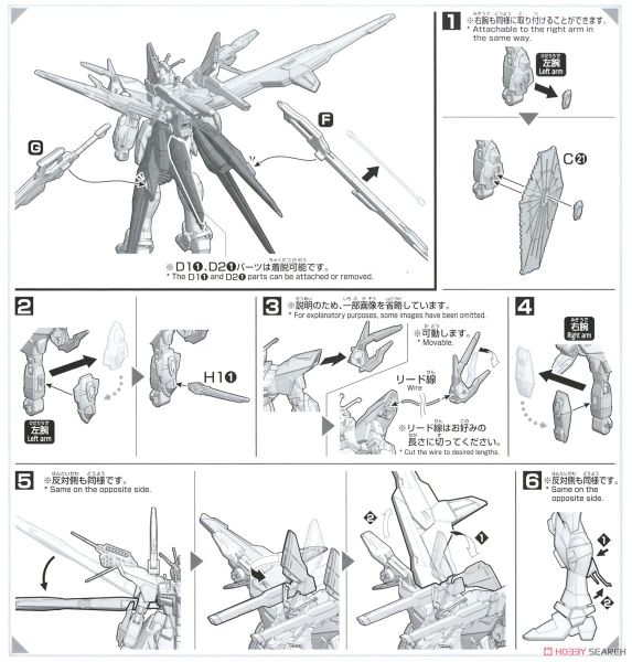 HG GB 1/144 GUNDAM PERFECT STRIKE FREEDOM