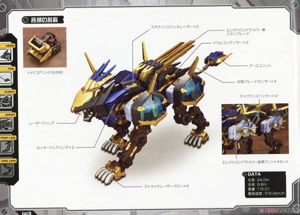 Kotobukiya HMM Zoids 1/72 Liger Zero X