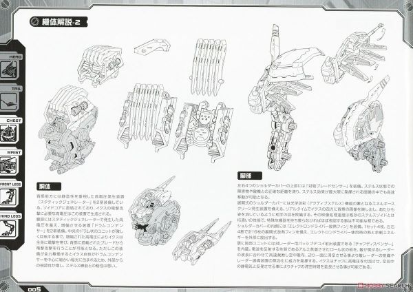 Kotobukiya HMM Zoids 1/72 Liger Zero X