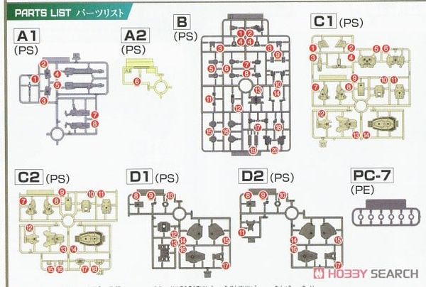 30MM 1/144 bEXM-28 Revernova - Green