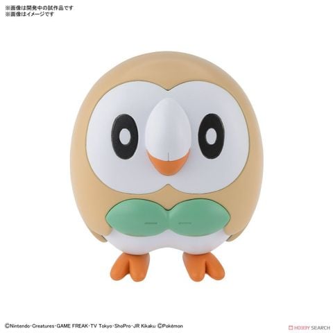 Pokemon Plastic Model COLLECTION QUICK!! 10 Rowlet