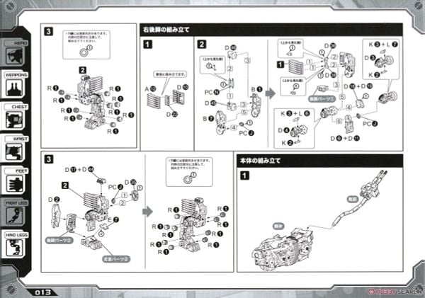 Kotobukiya - Zoids - Shield Liger Marking Plus Ver.
