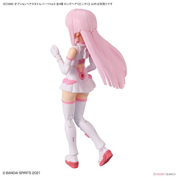 30MS Phụ kiện Option Hair Style Parts Vol 6 - Long Hair 1 - Pink