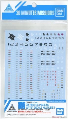 30MM 1/144 Phụ kiện Water Decals Multiuse 2