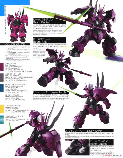 HG WFM 1/144 Guel’s Dilanza