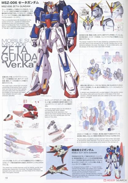 MG 1/100 Zeta Gundam Ver Ka