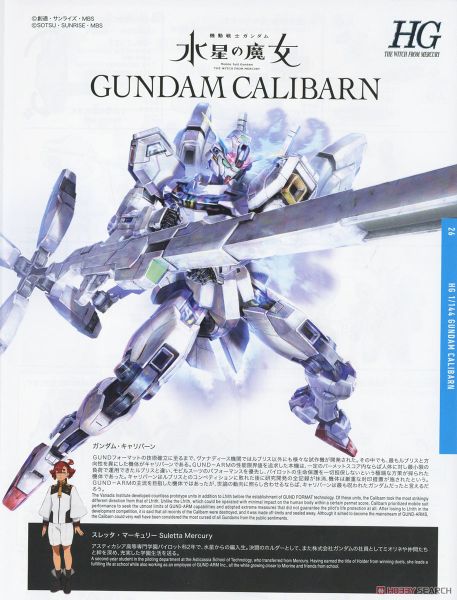HG TWFM 1/144 Gundam Calibarn