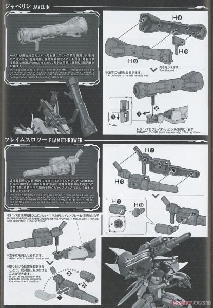 HG 1/72 Kyoukai Senki Weapon Set 7