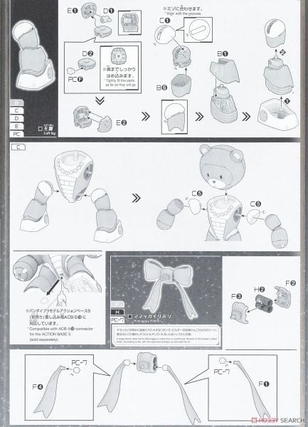 HG 1/144 Beargguy Ohana & Aloharo set