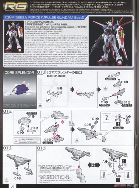 RG 1/144 Force Impulse Gundam Spec 2