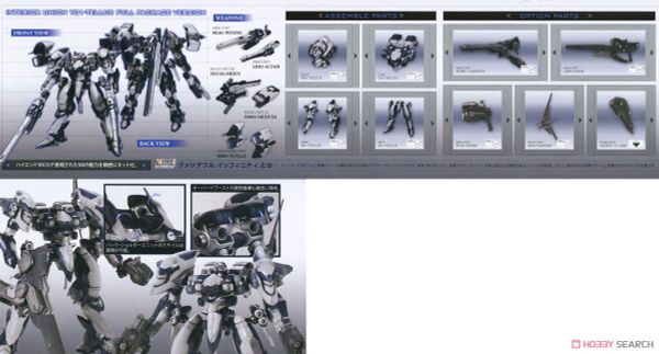 Kotobukiya - Armored Core VI Variable Infinity - 1/72 Interior Union Y01 - Tellus Full Package Version