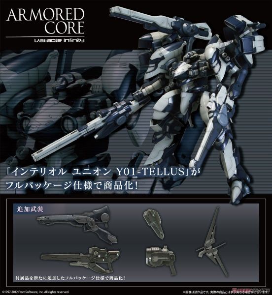 Kotobukiya - Armored Core VI Variable Infinity - 1/72 Interior Union Y01 - Tellus Full Package Version
