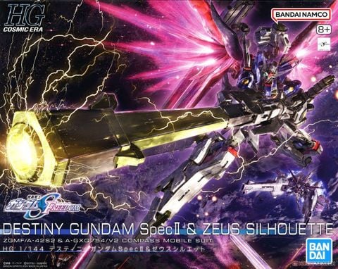 HGCE 1/144 Destiny Gundam Spec 2 & Zeus Sillouette