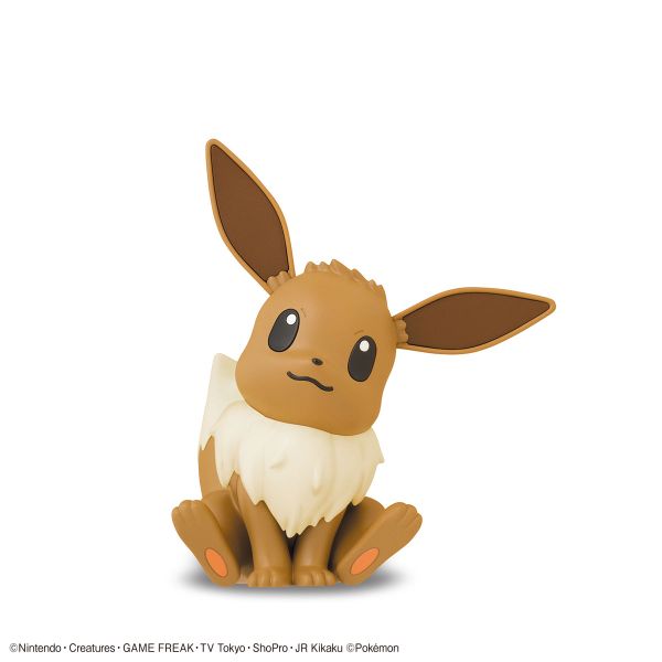Combo Pokepla Quick - Cute Trio - Eevee + Piplup + Jigglypuff
