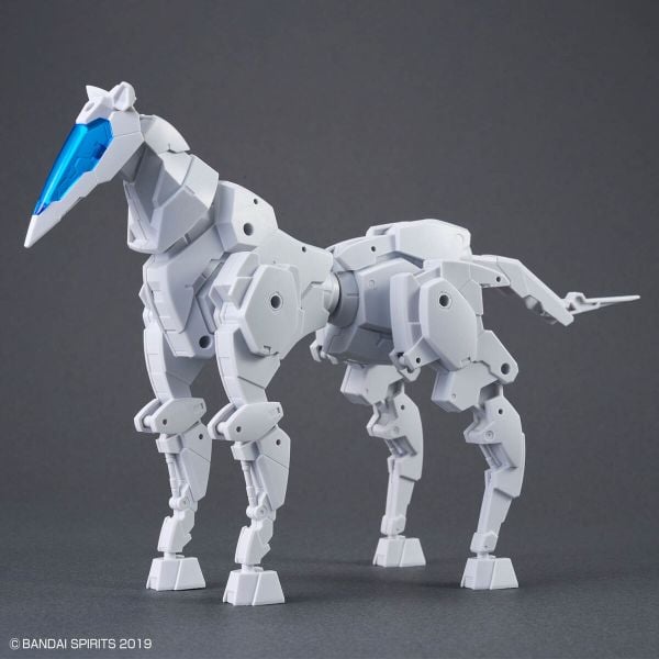 30MM 1/144 Extended Armament Vehicle - HORSE MECHA Ver - WHITE