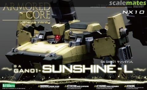 Kotobukiya - Armored Core VI Variable Infinity - 1/72 GA GAN01-SUNSHINE-L