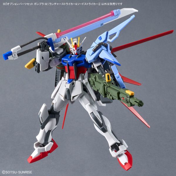 Option Parts Set Gunpla 02 - LAUNCHER STRIKER & SWORD STRIKER