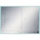 ACTION BASE 6 - CLEAR COLOR MIRROR STICKERS SET